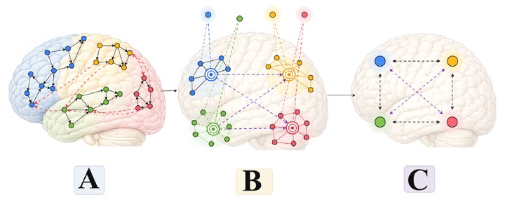 Multiscale communication in BrainRMA
